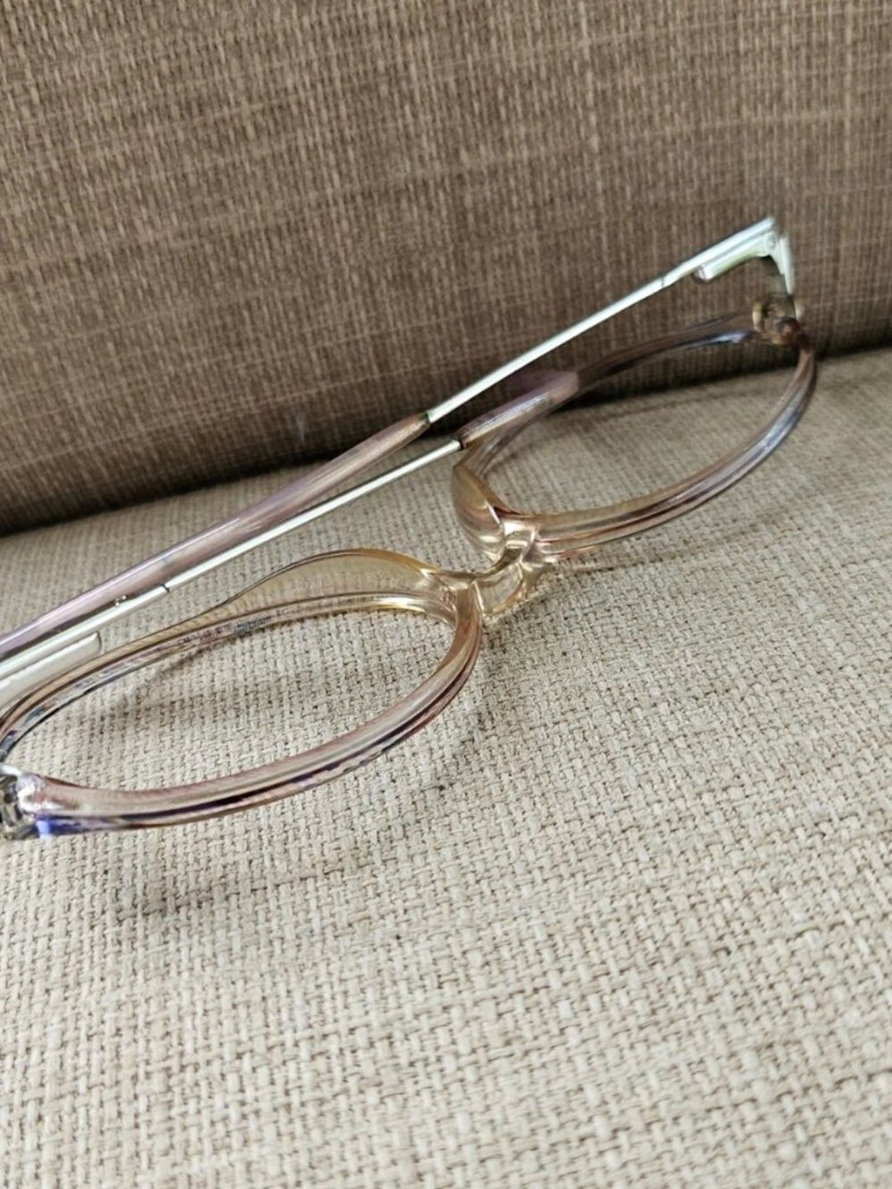 Vintage Sophia Loren Eyeglasses Frame Lilac Tone Eyewear Glasses 1511 Zyloware - Picture 8 of 12